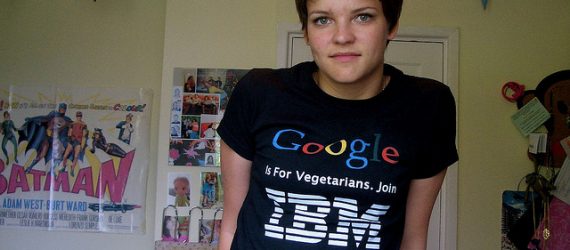 google ibm shirt