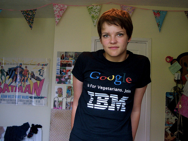 google ibm shirt