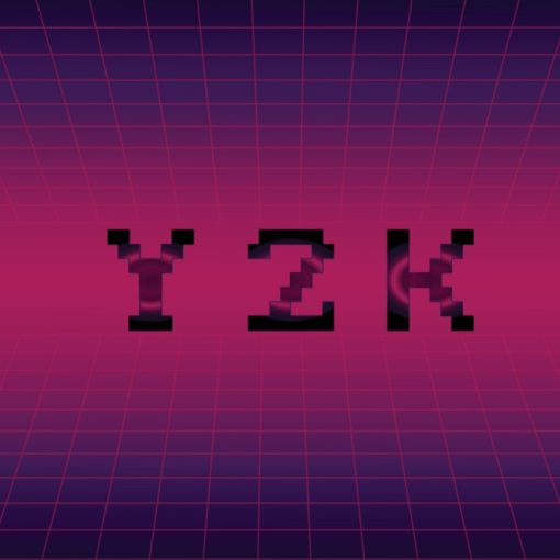 This pic shows the letters Y2K