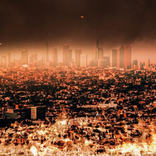This pic shows the California Wildfires 2025 Disaster