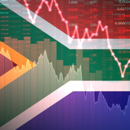 Image of flag of South Africa on Financial Data Market overlay