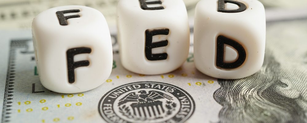 The letters FED in blocks are shown