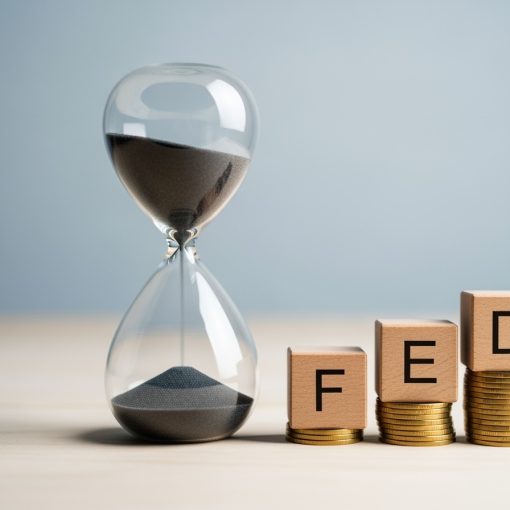 The image shows the letters FED next to an hourglass