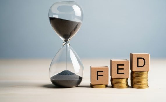 The image shows the letters FED next to an hourglass