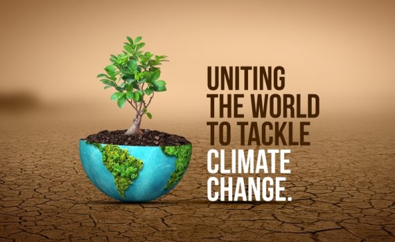 The image show climate change concept