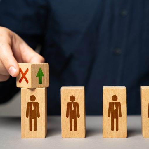 The image shows a selection or rejection of candidate for post