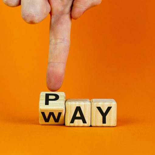Image shows pay way letters