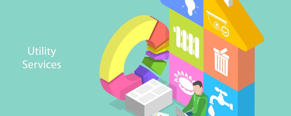 The image shows Household Utilities Service industry