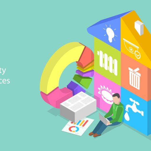 The image shows Household Utilities Service industry