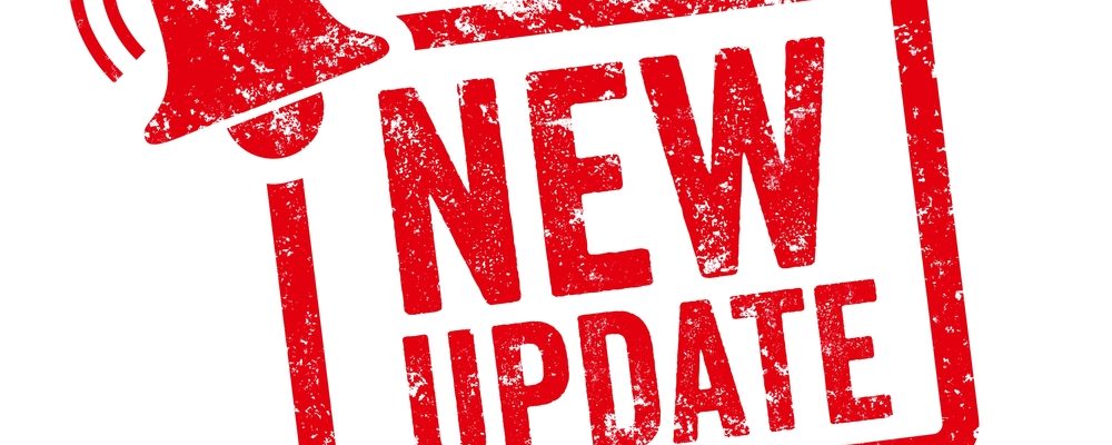 New update announcement