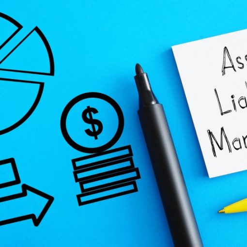 The image talks about asset liability management