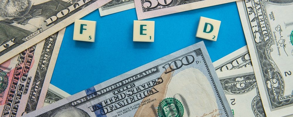 The image shows the FED letters