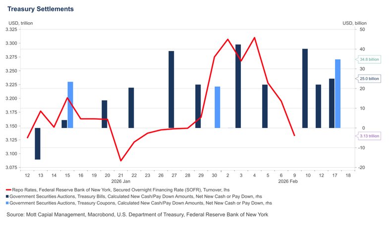 Treasury Settlements for 20260211