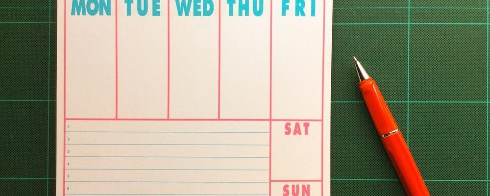 Week Calendar Plan
