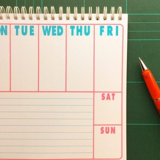 Week Calendar Plan