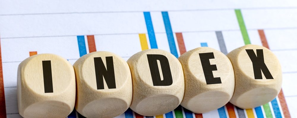 Index Letters Financial Chart Background