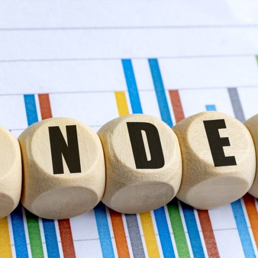Index Letters Financial Chart Background