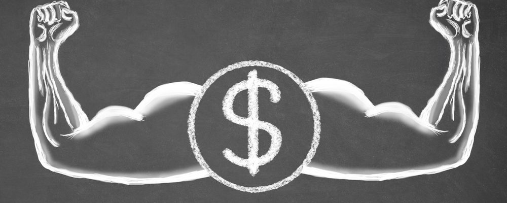 Strong Dollar Financial Concept