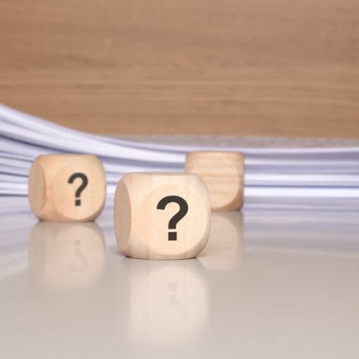 Questions Marks around Data Documents