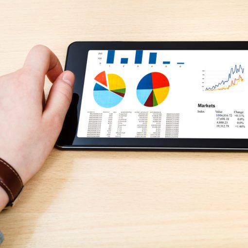Sectors Portfolio Business Analytics on Screen