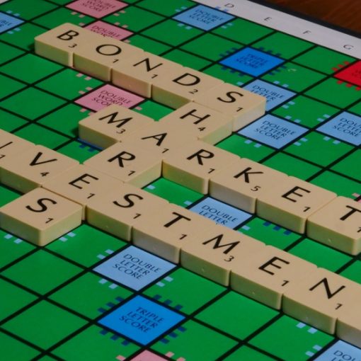 Bonds Shares Market Scrabble