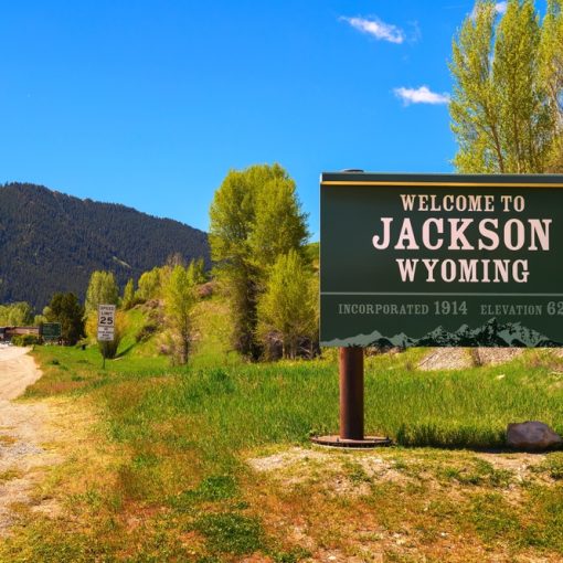 Welcome To Jackson Signboard