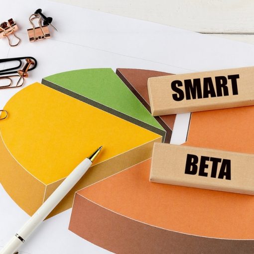 Smart Beta Words on Chart background