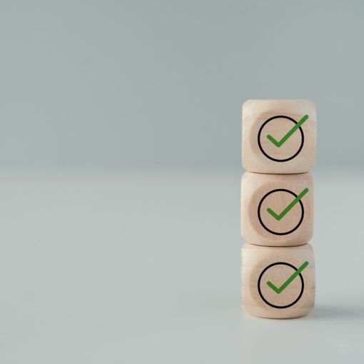 Three Dices Checkmarks