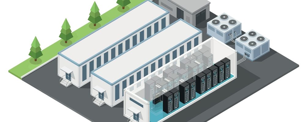 Modern Image of Data Center